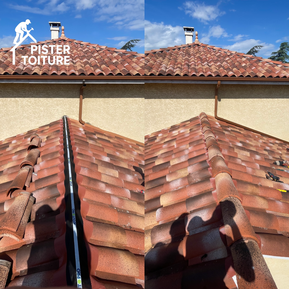 Closoir ventilé et faîtage – Pister Toiture